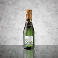 Champagne 187 Ml Wine Bottle w/ Deep Etch & 1 Color